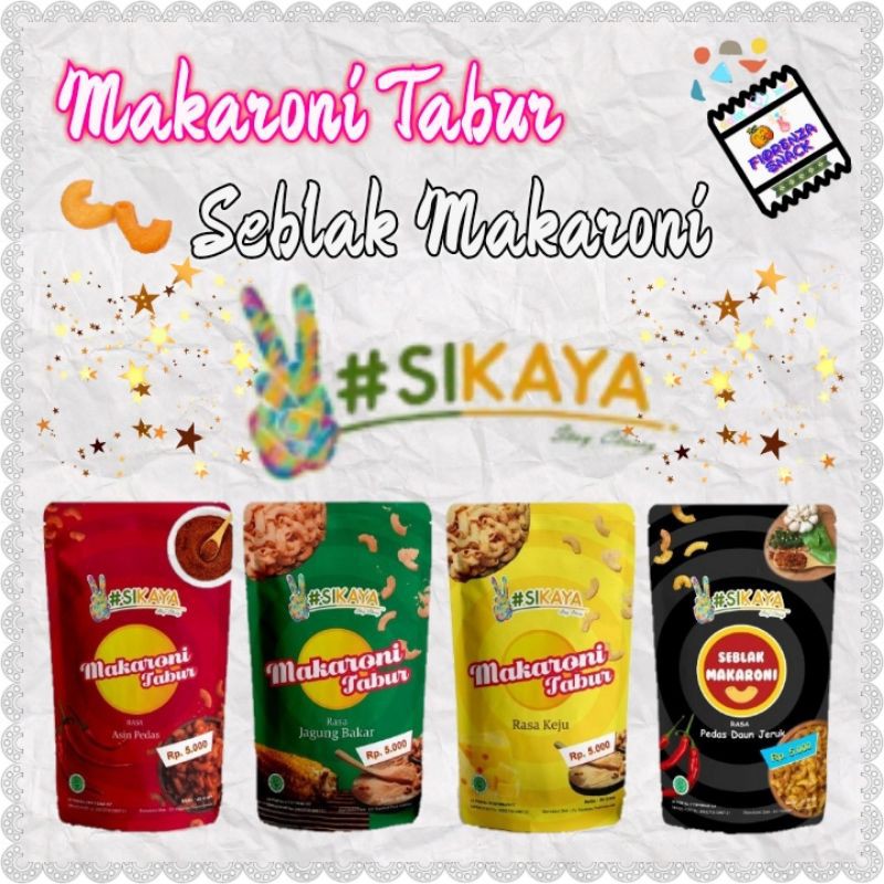 

Makaroni Tabur & Seblak Makaroni SiKaya Netto 40 Gram