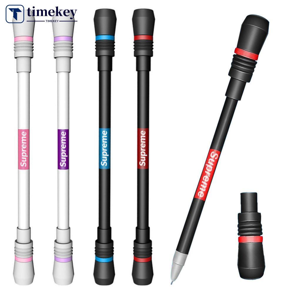 Timekey 1PC Pulpen Gel 0.5mm Model Putar Untuk Stationery Anak G1O7