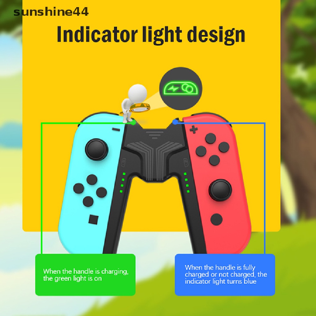 Sunshine Charging Station Controller Joy-Con Nintendo Switch