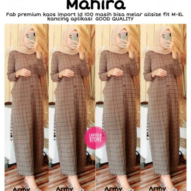 GAMIS // MAHIRA MACI BY LAVIOLA // GAMIS BAHAN PREMIUM KAOS IMPORT