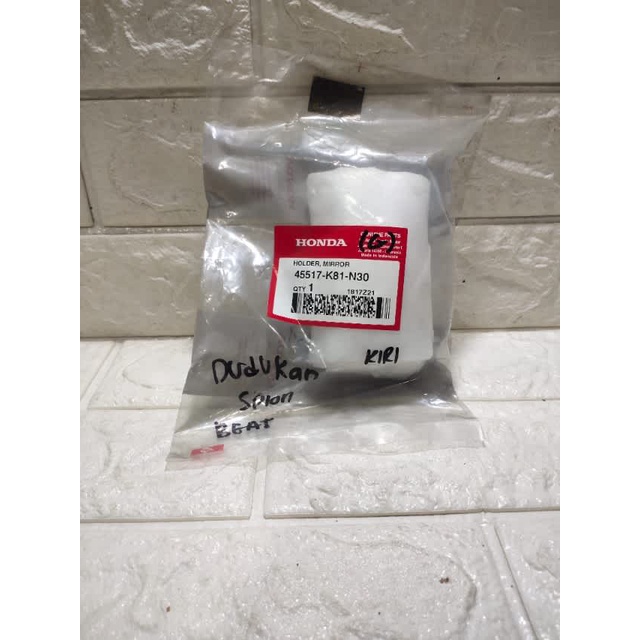 DUDUKAN SPION KIRI LH BEAT ESP 16 ORI AHM 45517-K81-N30