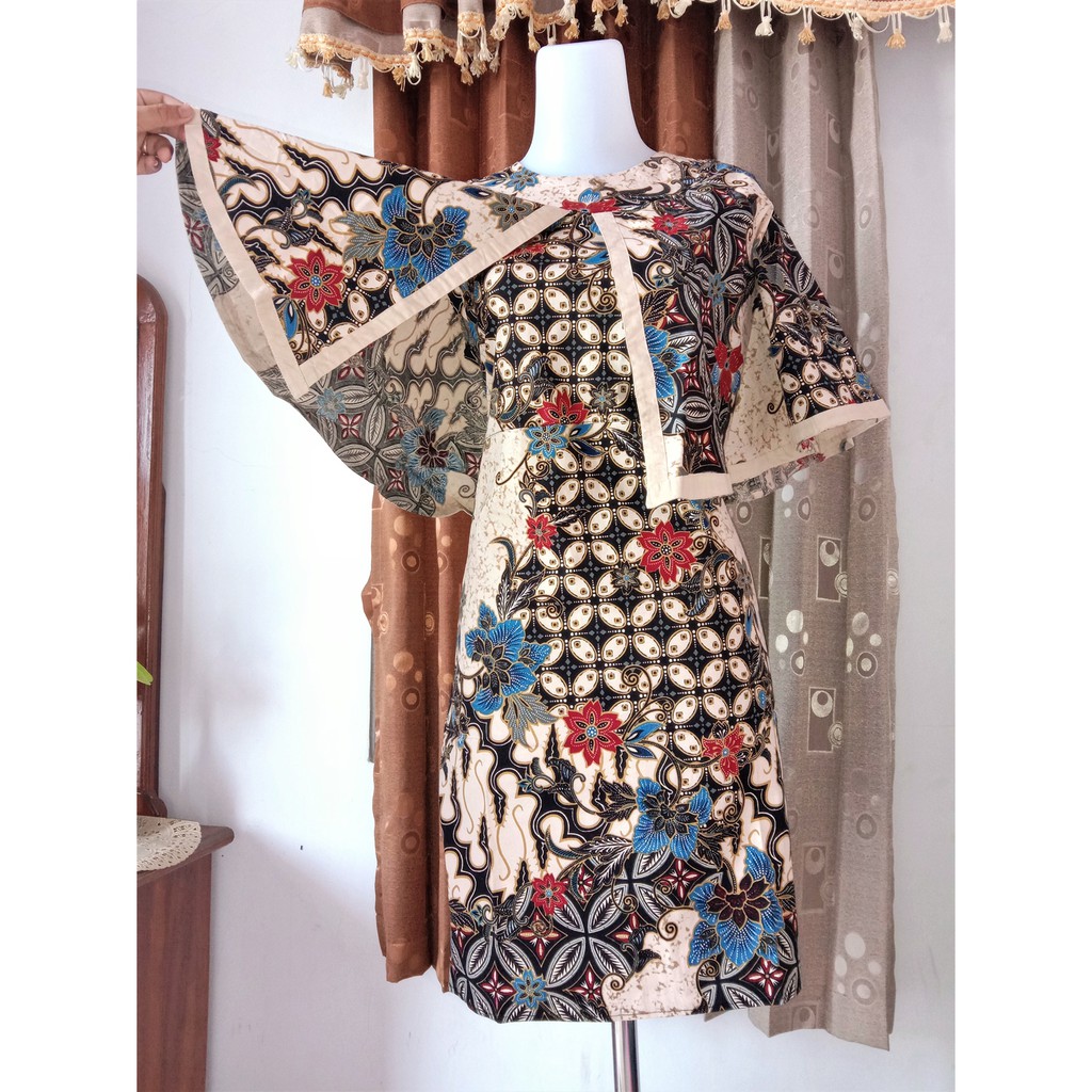Dress Batik model Rompi