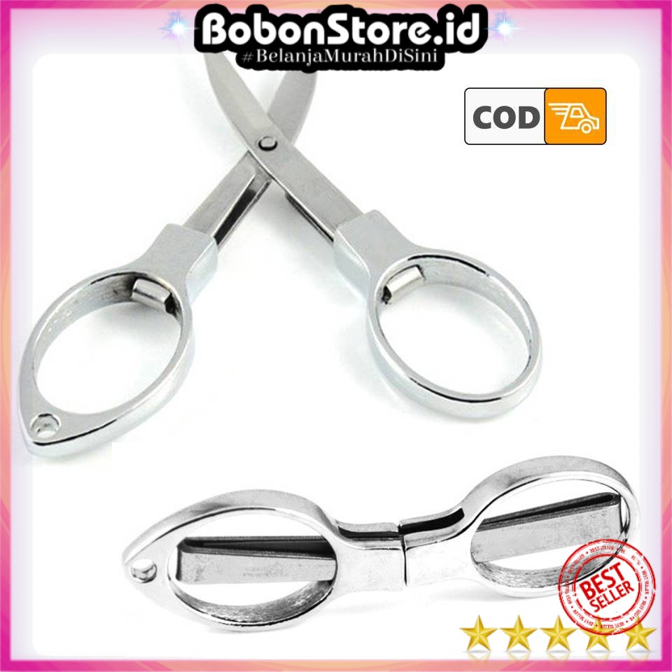

Gunting Lipat Kecil Mini Stainless Tajam Murah Portable Bisa Cukur Kumis