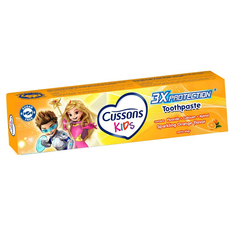 CUSSONS KIDS TOOTHPASTE SPARKLING ORANGE