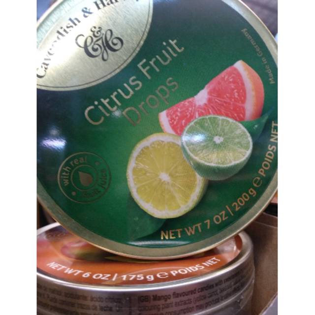 

Cavendish harvey citrus fruit drops