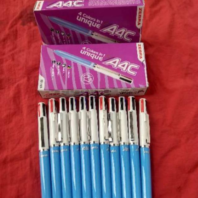 

Zebra pena semi gel 4 color in1. 0.7