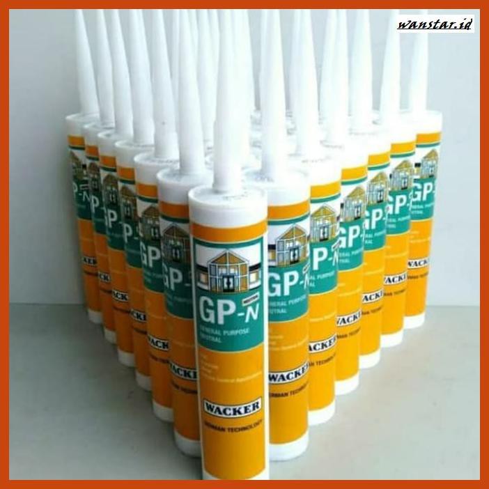 

TAKEREP- SILICONE SEALANT WACKER GP-NETRAL:CLEAR/BLACK/WHITE/GREY/BRONCE 270ML - CLEAR BENING