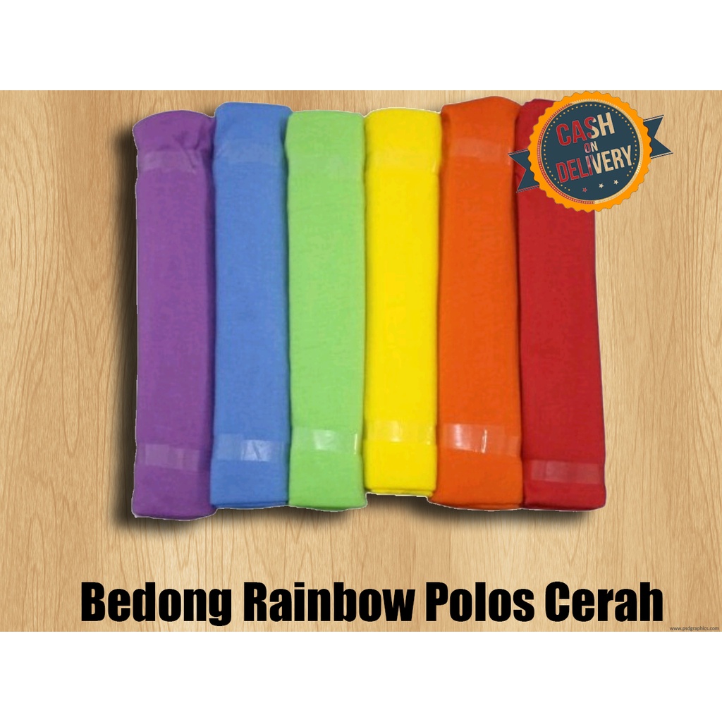 Bedong bayi RAINBOW POLKADOT ukuran 110x90 cm perlengkapan bayi lahir