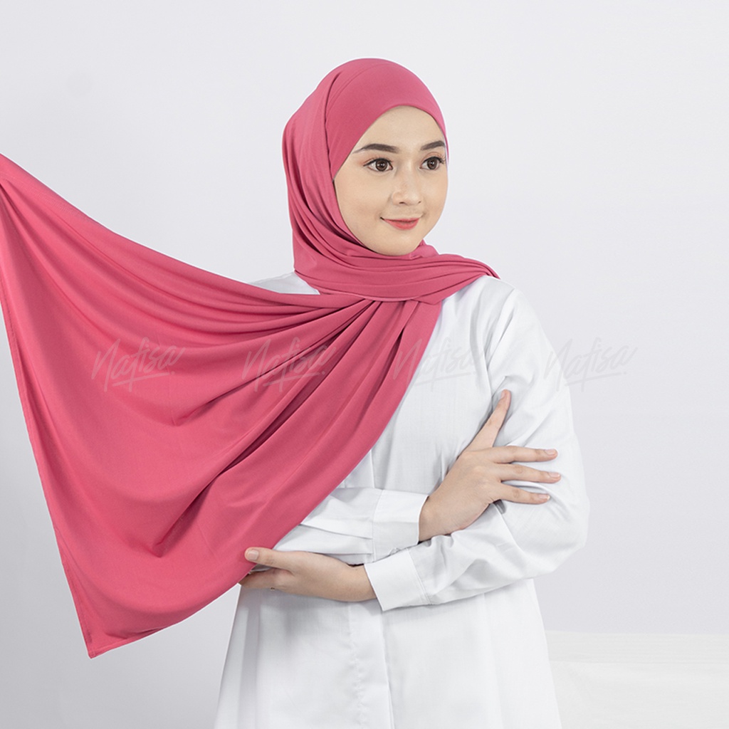 Pasmina Dieva - Jilbab Segi Panjang - Instan Tali - Jilbab Berkualitas - Hijab Remaja Bahan Ultracrif.