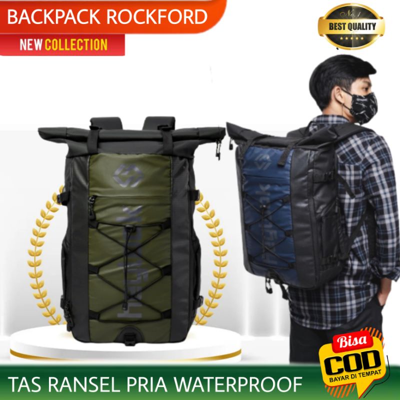 Tas punggung pria Waterproof/ Tas Sekolah cowo/ Tas Sekolah cewe/ Tas Traveling Waterproof/ Tas Hiki