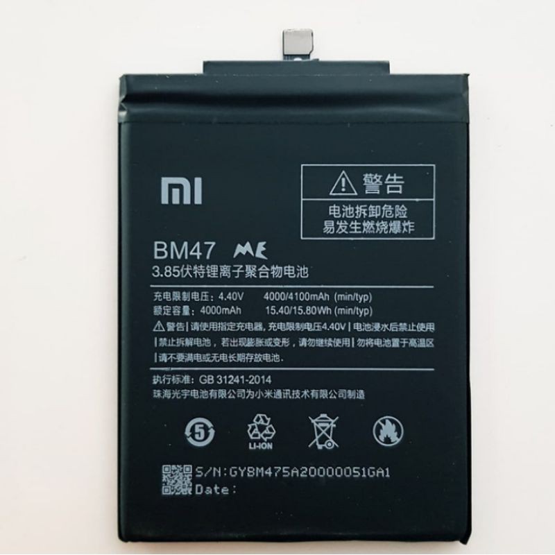 Baterai Xiaomi REDMI 4X original BM47 batre original xiaomi