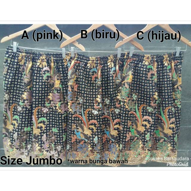Celana Pendek Batik - Kulot Batik - Celana Pendek Kain Batik untuk Cewek Cowok Size Jumbo