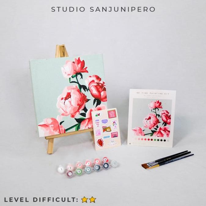 

BLUSH painting kit / Paint by number kit STUDIO SANJUNIPERO