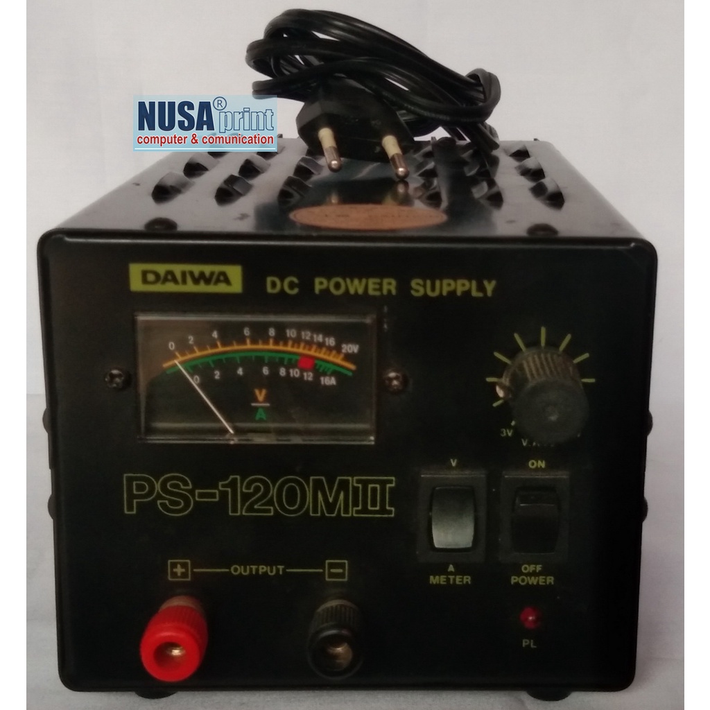 DAIWA DC Power Supply 120MII 10 A Bekas Seperti Baru
