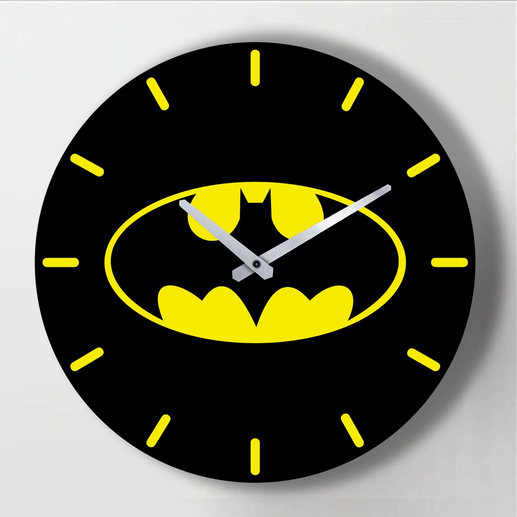 JAM DINDING ANAK MOTIF BATMAN Shopee Indonesia JAM DINDING ANAK MOTIF BATMAN Shopee Indonesia