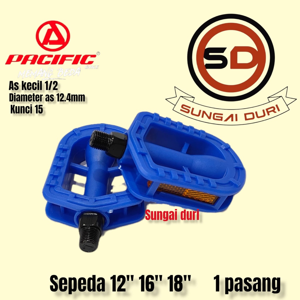 Pedal sepeda anak As kecil 12-18 inch pacific SP-F407