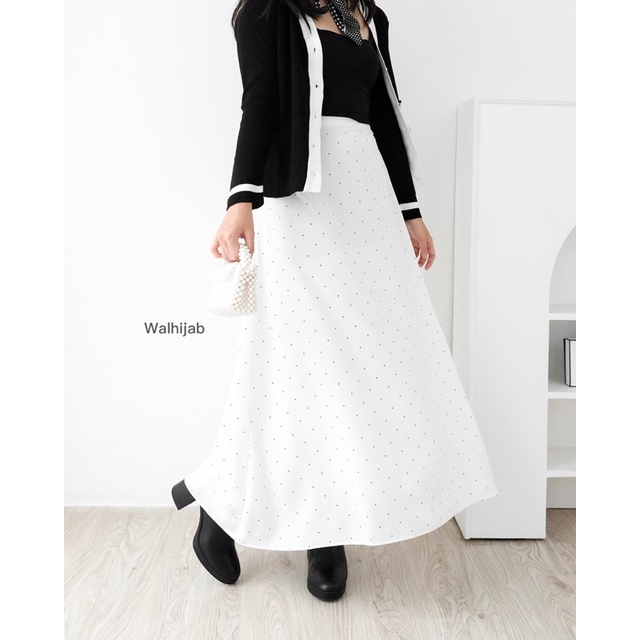 Yoona Polka skirt - Highwaist Rok polka - Korean look