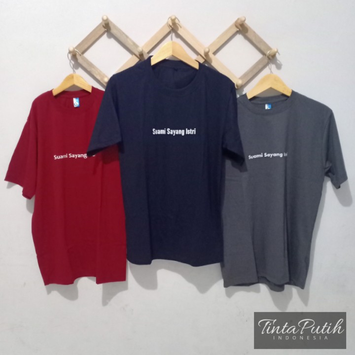 Kaos Bucin Suami Sayang Istri / Kaos Couple / Kaos Family / Kaos suami istri