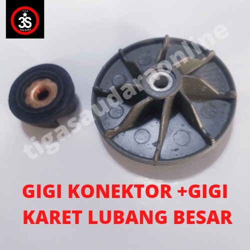 GIGI KONEKTOR + GIGI KARET BLENDER NATIONAL/MIYAKO/PANASONIC LOBANG BESAR