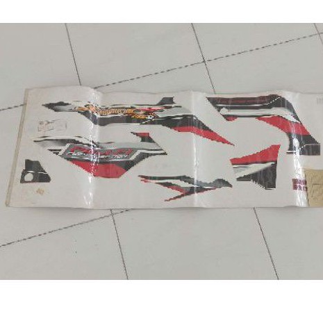 Striping Stiker Supra X 125 D PGM Fi 871X0-KTM-N50ZA Orginal Ahm