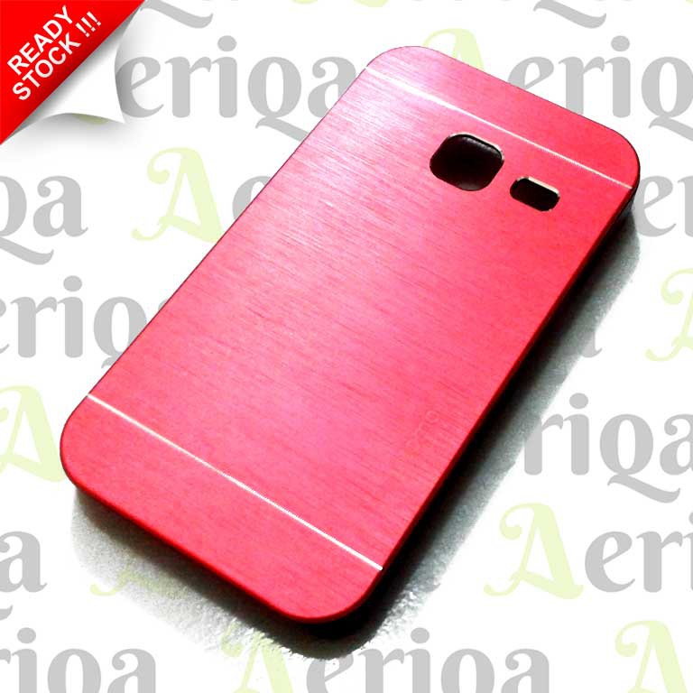 Motomo Brushed Metal Case Samsung Galaxy J1 Mini - Hard Back Cover