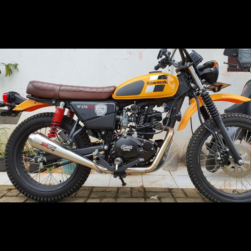 knalpot racing Kawasaki w175 TR w175tr w 175 cafe enduro