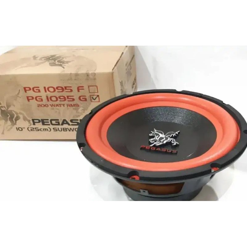 Subwoofer 10" Pegasus PG-1095 G magnet besar