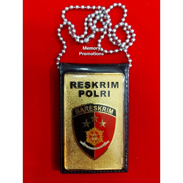 Kalung lencana reskrim polri