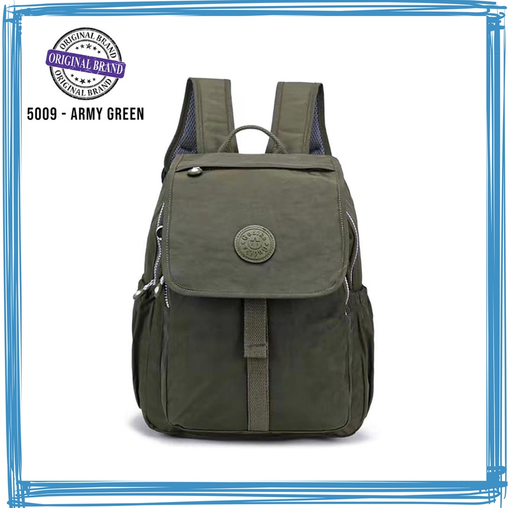 GUDIKA Bag 5009 - Tas Backpack Anti Air Ransel Waterproof Wanita Korea Kekinian Terbaru - Tas Ransel Cewek Import Original Terlaris