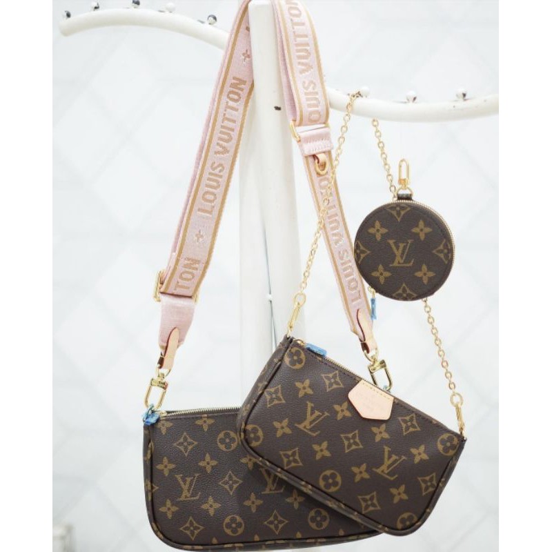 lv multi pochette pink