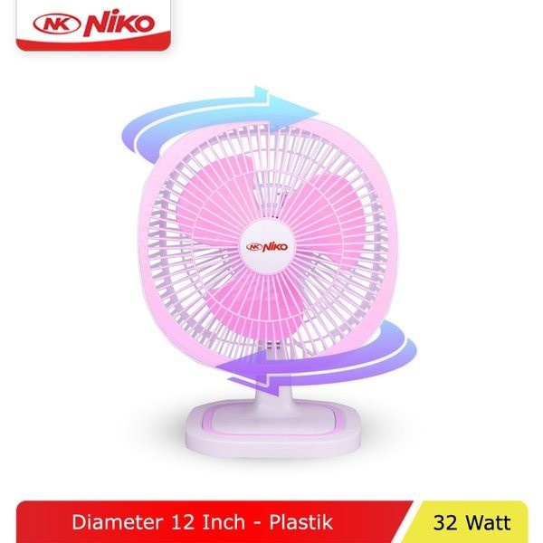 Niko Desk Fan NKD 1201 Kipas Angin Meja 12 Inch 32 Watt