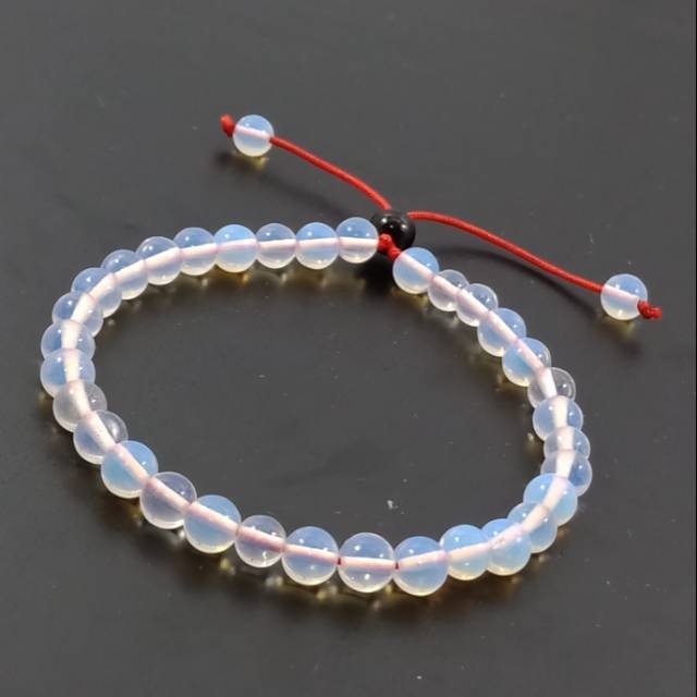 Gelang Batu Berjad Api Dim 6mm Dan 8mm Keren dan Trendy