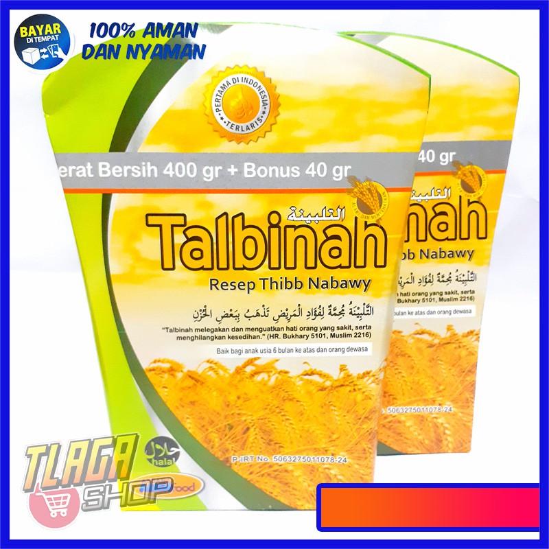 

TEPUNG BUBUR GANDUM TALBINAH 440gr ATASI ASAM LAMBUNG (maag) 100% ASLI MULTIMANFAAT TERLARIS PROMO