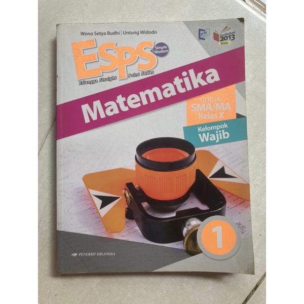 

ESPS MATEMATIKA WAJIB 1 SMA ( BEKAS )