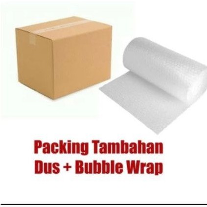 

Tambahan Extra packing kardus + Bublewarp