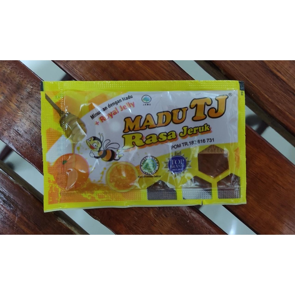 Madu TJ Isi 12 Sachet / Jeruk / Strawbery / Meningkatkan Imun / Stamina Tubuh