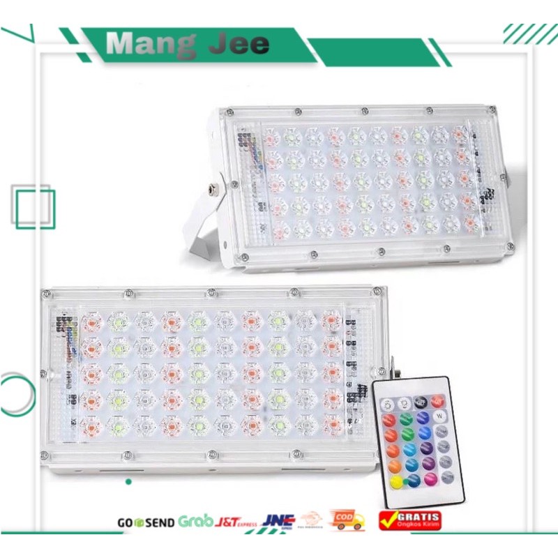 LAMPU SOROT RGB 50Watt Floodlight