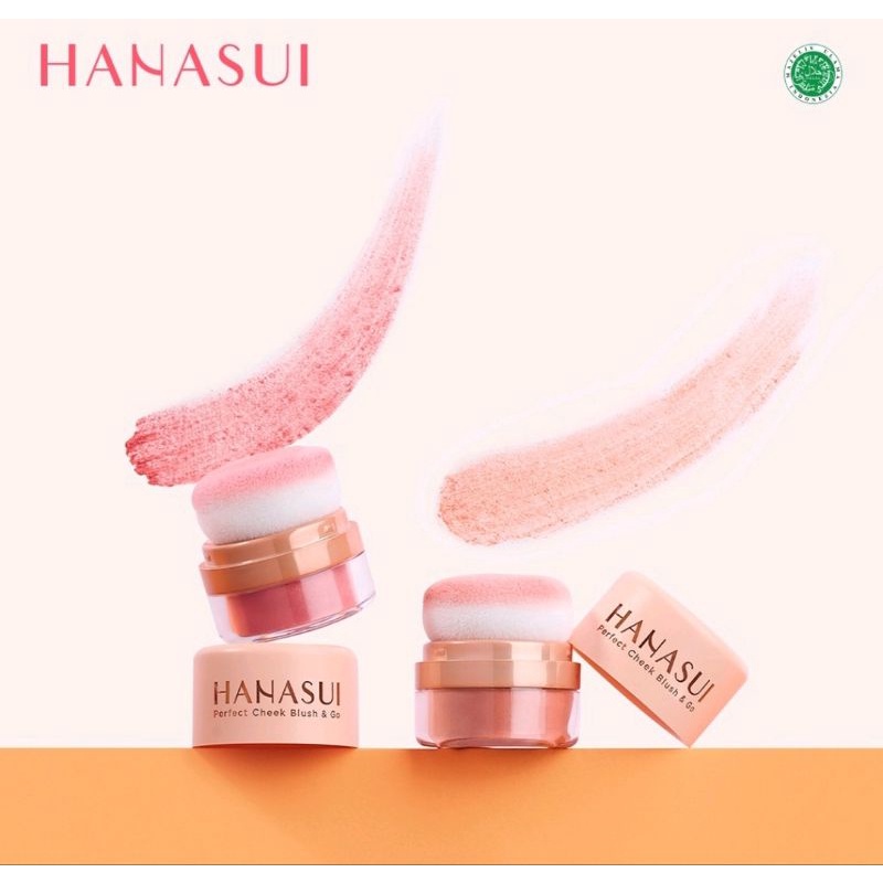 HANASUI BLUSH ON AND CHEEK/BEDAK BLUSH ON