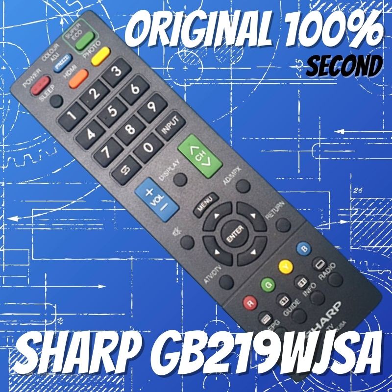 Remote TV Sharp GB219WJSA Original Second