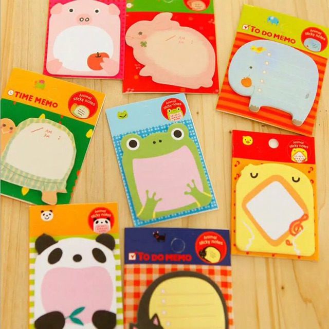

Sticky notes - notepad animal series - sticky notes import murah