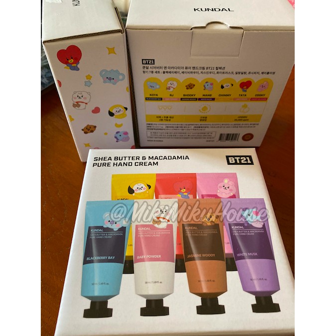 MASIH ADA OFFICIAL BT21 HAND CREAM HANDCREAM KOREA BTS KUNDAL PERFUME BABY MERCHANDISE MERCH HAND CR
