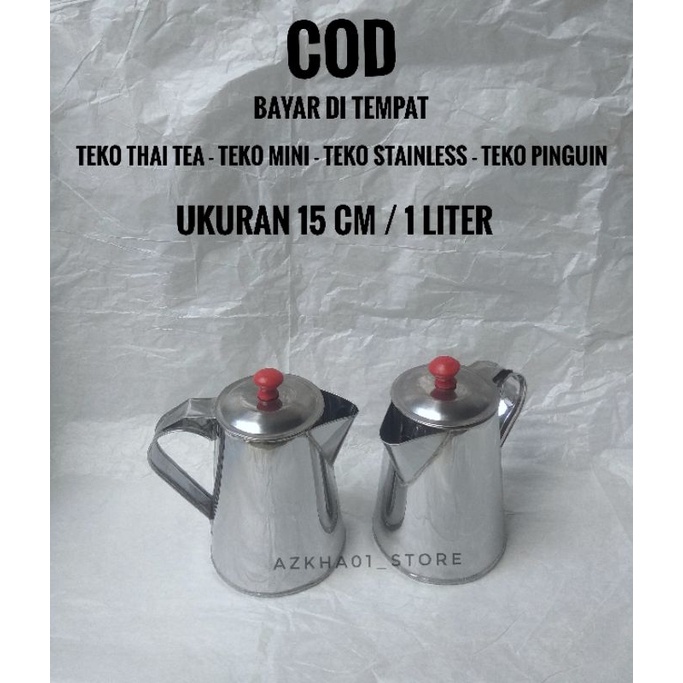 Teko Thai tea / Teko mini / Teko kopi Corong pendek 15cm