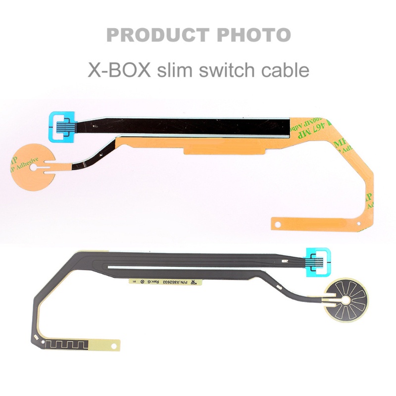 Btsg Console Switch Ribbon Cable Power Eject Button Untuk Konektor Pita Sensor Sentuh Flex Cable Cord Untuk XB 360slim