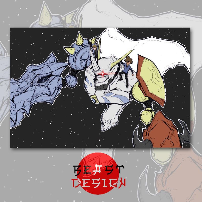 

DESAIN poster OMEGAMON galaxy A3+