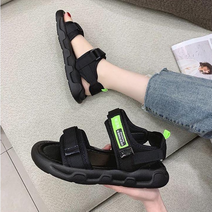 TBIG [COD] Size 35 - 40 Sandal Flat 2 Tali Wanita Import Korea Style Santai Wanita Remaja Wedge