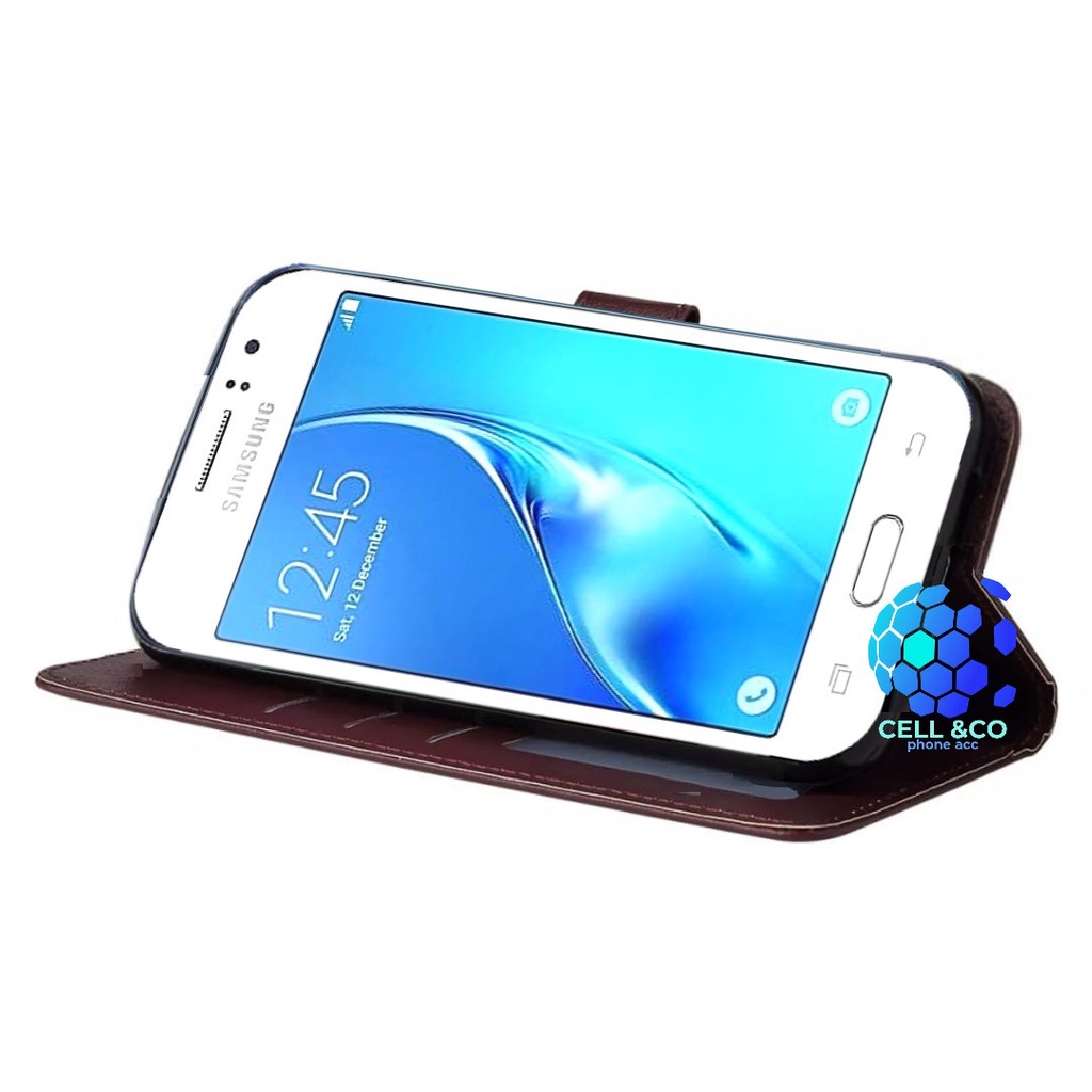 Flip cover SAMSUNG J1 ACE Flip case buka tutup kesing hp casing flip case leather wallet