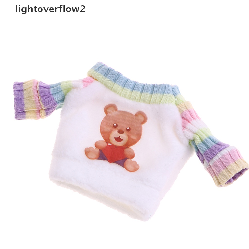 (lightoverflow2) Set Pakaian Boneka OB11 Ukuran 16-17cm 1 / 8 &quot;