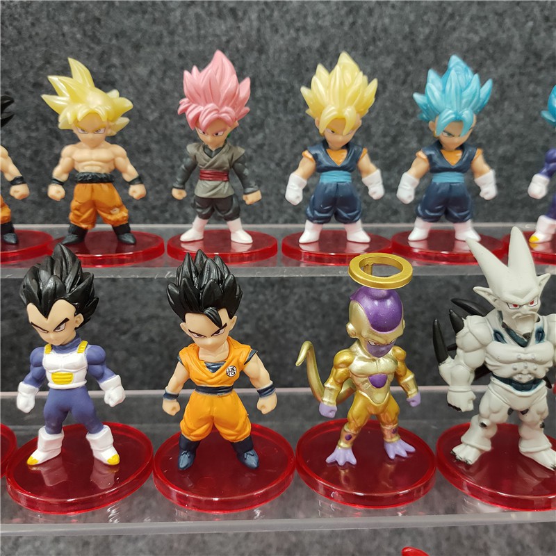 21pcs / set Mainan Action Figure Model Dragon Ball Bahan PVC Untuk Dekorasi / Hadiah Anak