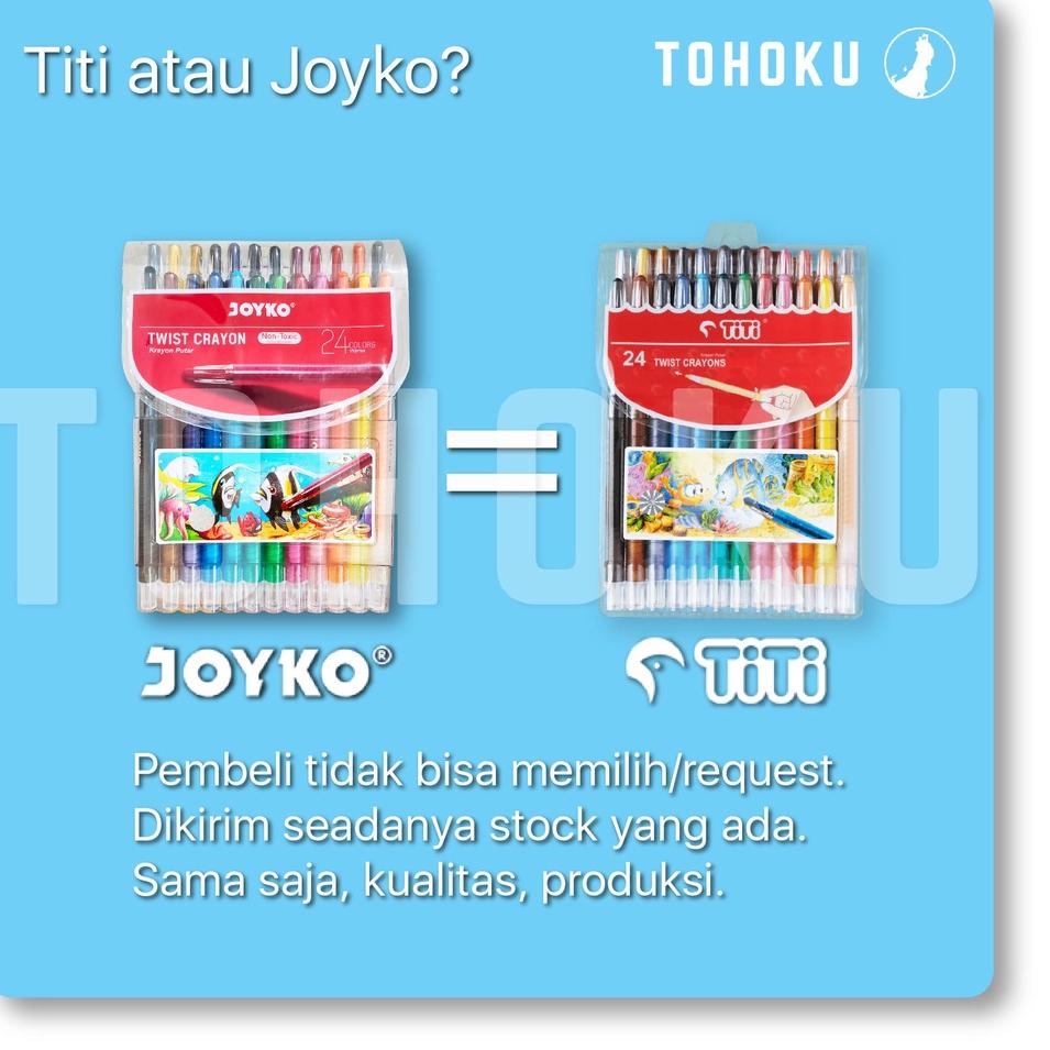 

￣ 8AA 12 Panjang Crayon Putar Titi / Twist Crayon Titi Diskon￣
