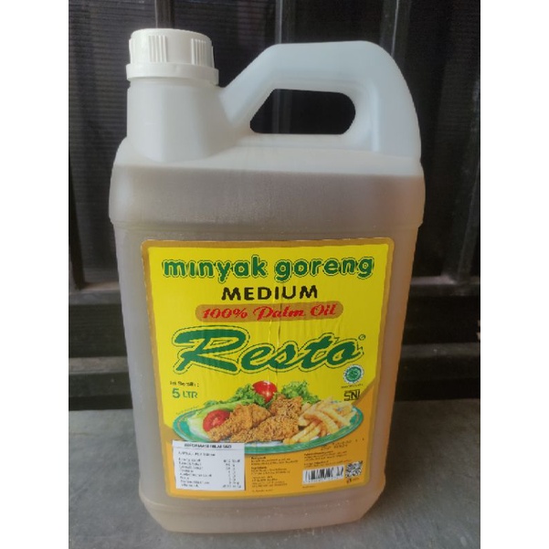 

Minyak Goreng Resto 5L EXP:2026 (5 Liter/Drigen)